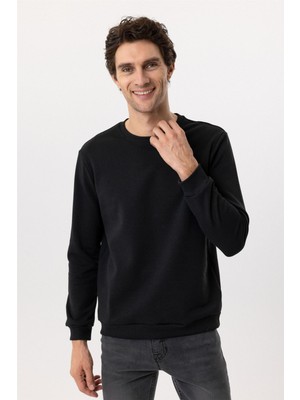 Süvari Oversize Kalıp O Yaka 3 Iplik Yumuşak Dokulu Sweat
