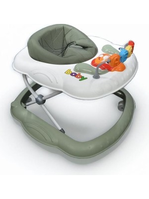 Boby Serisi Katlanabilir Tekerlekli Yürüteç – Müzikli, Oyuncaklı, Ortopedik ve Sünger Dolgulu Ergonomik Koltuk Tasarımı