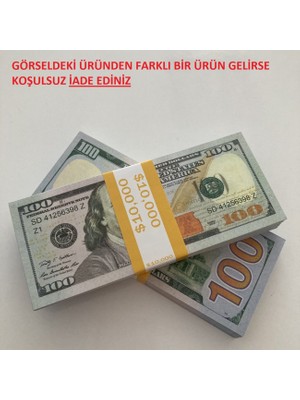 100 adet 100 dolar geçersiz para eğlence oyun şaka   film parası dizi çekimleri ıçin paralar