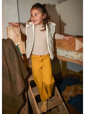 Mayoral Sarı Kız Çocuk Pantolon 4576