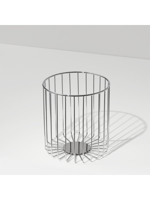 Çamaşır/havlu Sepeti, Tel - Krom