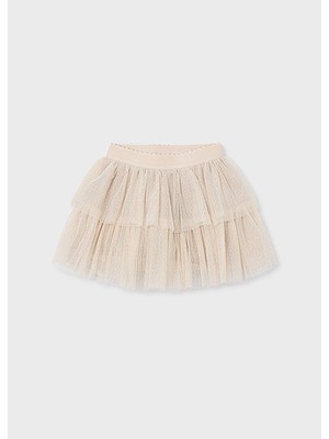 Mayoral Bej Kız Çocuk Tül Etek 4906