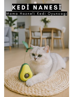 Kedi Nanesi Mama Hazneli Kedi Oyuncağı Kedi Catnip Casapetra