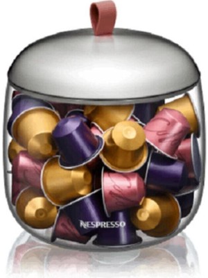 Kahve Kapsülleri Için Şık Saklama Kutusu, Kahverengi Tasarım, Düzenli ve Pratik Kullanım