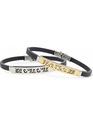 Fm Desenli Çelik Bileklik 3183SCB015