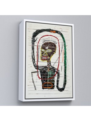 Çerçeveli Dekoratif Kanvas Tablo, Jean-Michel Basquiat - Flexible TABLO-7302