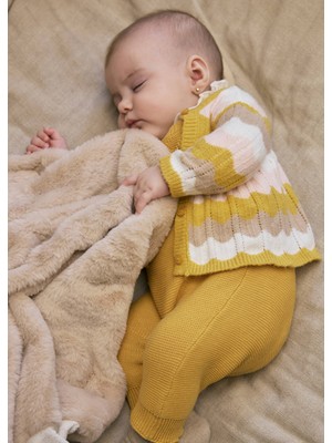 Mayoral Bej Peluş Bebek Battaniyesi 9955