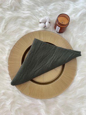 Vavscarfs Bambu Kraş Eşarp Hijab Kraş Şal Haki