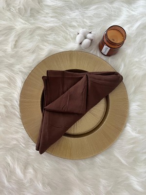 Vavscarfs Bambu Kraş Eşarp Hijab Kraş Şal Kahverengi