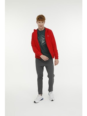 5W M-BS04 Woven T.suıt 5pr Lumberjack Erkek Eşofman Takım A102032525 Bordo