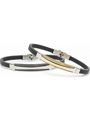 Fm Desenli Çelik Bileklik 3183SCB022