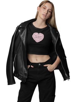 Taylor Swift Şarkı Baskılı Crop Top, Kadın Taylor Swift Temalı Crop Bluz