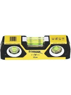 Thrador TH351315 Ultra Mıknatıslı Mini Su Terazisi 15CM