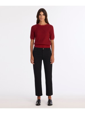 Düz Yüksek Bel Pantolon