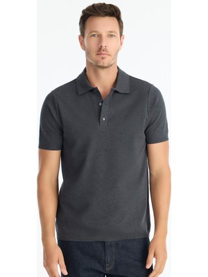 Regular Gömlek Yaka Kısa Kol Kazak