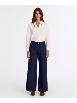 Wide Leg Yüksek Bel Pantolon