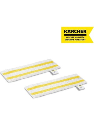 Karcher SC Serisi Süpürge Yer Başlığı ve Mikrofiber Havlu Seti – Yumuşak Dokulu, Kolay Kullanımlı, Etkili Temizlik Aksesuarı