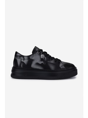 Valmenti Erkek Siyah Hakiki Deri Sneakers & Spor Ayakkabı 352 23206 Erk Ayk SK25-26 Sıyah Dına