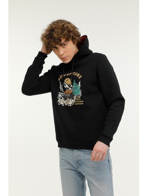 Lumberjack ML WILD 17CG575 3PR Siyah Erkek Sweatshirt