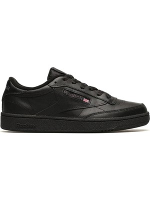 Reebok CLUB C 85 Siyah Erkek Spor Ayakkabı Nefes Alabilir Yapı ile Koşu ve Yürüyüş İçin İdeal
