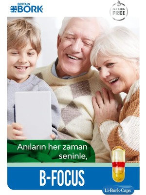 B-Focus 30 Likit Kapsül Stikolin Içeren Konsantrasyon ve Dikkat Eksikliği Destekleyici Vitamin