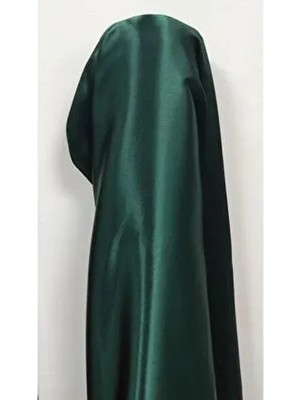 Belirtilmemiş Zümrüt Yeşili Saten Kumaş Desensiz Yüksek Kalite Dikiş ve Moda İçin Uygun