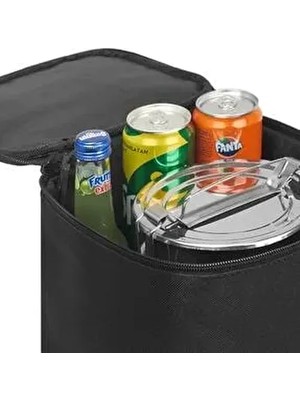 Soğuk Sıcak Tutuculu Mini Termos Çanta Buzluklu Plaj Piknik Çantası Mini Içeçek Çantası