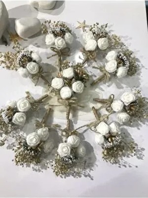 10 Adet Yaka Çiçeği - Sağdıç Çiçeği - Damat Çiçeği