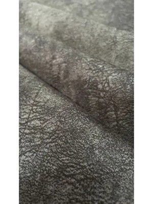 Bakırcı Kumaş Bakırcı Dallas Nubuk Antrasit 350GR Döşemelik Kumaş Desensiz Yumuşak Dokulu