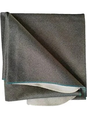 Okey Oyun Masa Örtüsü Flok 140X140 Açık Gri