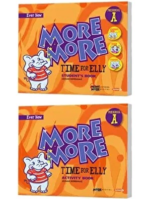 Anaokulu ve Okul Öncesi 4,5 Yaş More & More Time For Elly (A) Student’s Book & Activity Book