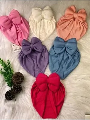 6/18 Penye Kız Bebek Bone Bandana 6 Renk