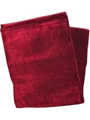 Okey Oyun Masa Örtüsü Kadife 140X140 Kırmızı