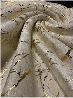 Açık Krem Koltuk Çekyat Örtüsü Yeni Moda Altın Varaklı Dekoratif Krem Zemin Süngerli Koltuk Örtüsü