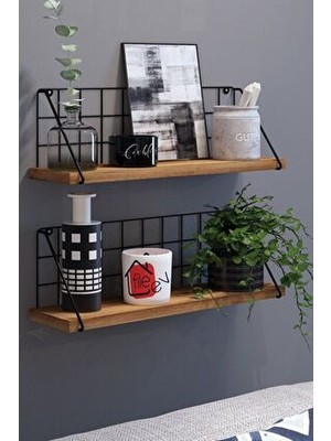 Lefi Ev Duvar Rafı Tekli Metal Duvar Rafı Modern Metal Duvar Rafı