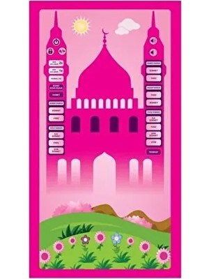 Sesli Konuşan Namaz Kıldıran Seccade Pembe