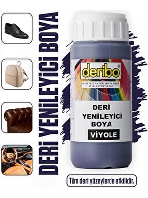 Deri Eşya, Ayakkabı, Koltuk, Direksiyon, Çanta, Deri Yenileyici Boya. 100ML. Sünger Hediyeli.