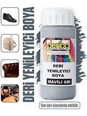Deri Eşya, Ayakkabı, Koltuk, Direksiyon, Çanta, Deri Yenileyici Boya. 100ML. Sünger Hediyeli.
