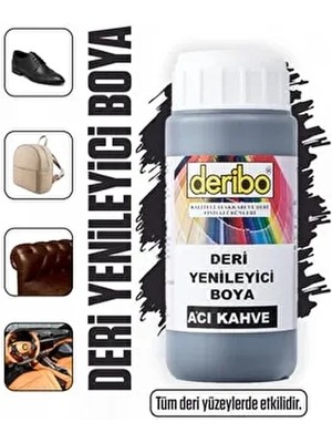 Deri Eşya, Ayakkabı, Koltuk, Direksiyon, Çanta, Deri Yenileyici Boya. 100ML. Sünger Hediyeli.