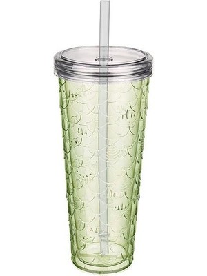 Commodious Işıltılı Şeffaf Pipetli Bardak 750 Ml.