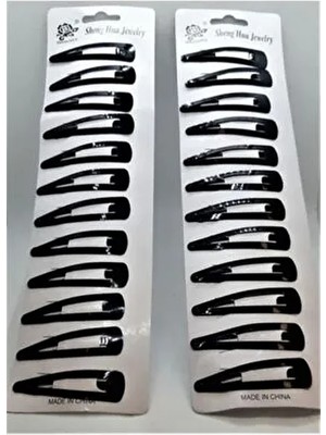 2 Paket 24 Adet Büyük Çıtçıt Toka