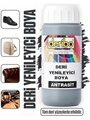 Deri Eşya, Ayakkabı, Koltuk, Direksiyon, Çanta, Deri Yenileyici Boya. 100ML. Sünger Hediyeli.