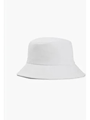 Düz Beyaz Kova Şapka Balıkçı Şapka Bucket Şapka