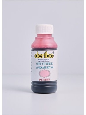 Deribo Süet ve Nubuk Ayakkabı Boyası Pembe Renk Özellikli Süngerli 100 ml