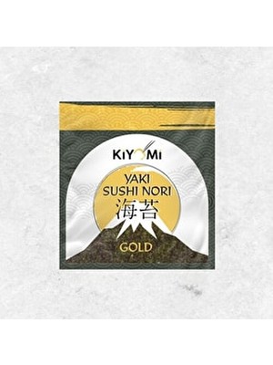 Kiyomi 5 Yaprak Organik Sushi Nori Suşi Deniz Yosunu Altın Aroma ile Lezzetli Seçenek
