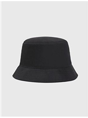 Düz Siyah Kova Şapka Balıkçı Şapka Bucket Şapka