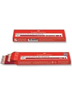 Faber Kırmızı Kopya Kalemi 24 Adet Kuru Boya Kalem Renk: Kırmızı
