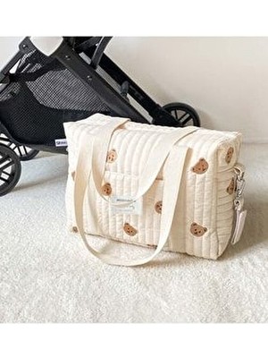 Anne Bebek Bakım Çantası Kapitone Su Geçirmez Bebek Arabası Organizer Düzenleyici Stroller Bag