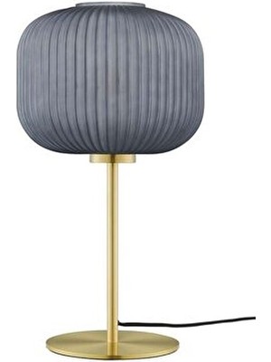 LMD-FR03 Reprise Gold Kaplama Metal Abajur, Masa Lambası