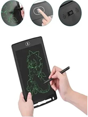 HYD Grafik Digital Çok Renkli Çocuk Yazı Çizim Tableti LCD 8.5 Inc Ekranlı Eğlenceli Tasarım